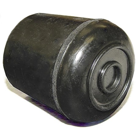 Richelieu Richelieu America 235900 1.25 in. TruGuard Rubber Leg Tip;Black - Pack of 4 235900